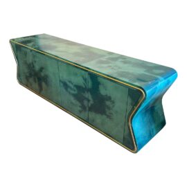 NEW Julian Chichester Deneuve Teal Cabinet. Original Price: $17,000