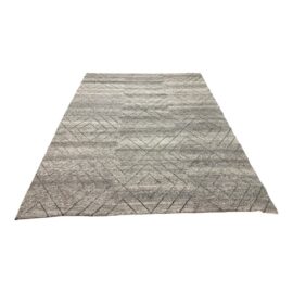 8ft 9in X 12ft Caravan Greige With Slate Pattern Area Rug. Original Price: $3,000