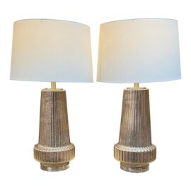 NEW Made Goods Danette Table Lamps, Pair. Original Price: $1,400