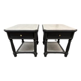 Sklar Peppler Home Modern Farmhouse Nightstands, Pair