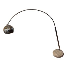 George Kovacs Arc Floor Lamp, Polished Chrome. Original Price: $700