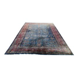 9ft10in × 13ft11in Vintage Sarouk Mahajaran Area Rug