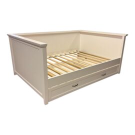 Full Size Pottery Barn Simply White Hampton Trundle Bed. Original Price: $2,200