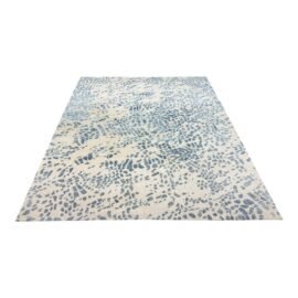 8ft1in X 10ft Textured Wool & Silk Area Rug