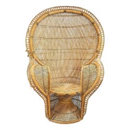 Vintage Emmanuelle Peacock Arm Chair