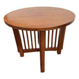 Dubois Wood Cherry Wood Finish Side Table