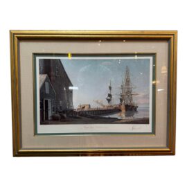 John Stobart "Straight Wharf Nantucket in 1832" Limited Edition Lithograph, Signed