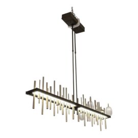 Hubbardton Forge Cityscape Pendant, Vintage Platinum. Original Price: $5,800