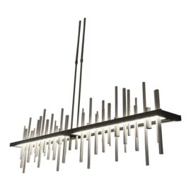 Hubbardton Forge Cityscape Pendant, Vintage Platinum. Original Price: $5,800