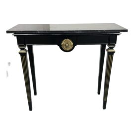 Vintage Empire Style Console + Marble Top