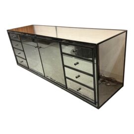 Restoration Hardware Strand Mirrored Media Console. Original Price: $7,500