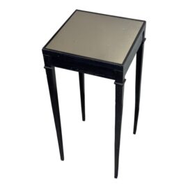 Contemporary Mirrored Top Side Table