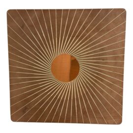 Karvd Starburst Wall Panel