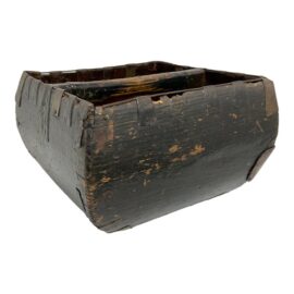 Antique Chinese Wooden Rice Basket
