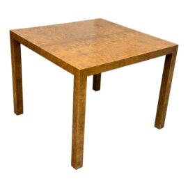 Walter of Wabash Vintage Burl Wood Finish Extension Table