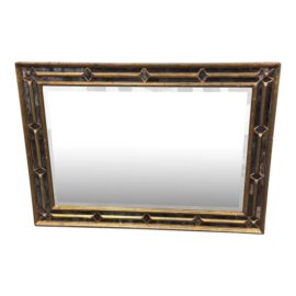 Artes De Mexico Hand Made Gold + Tile Mirror