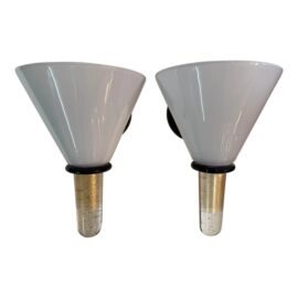 Barovier & Toso Murano Wall Sconces, Pair