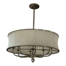 Ethan Allen Zoe Chandelier, Nickel Fiinsh. Original Price: $1,050