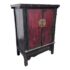 Antique Chinese Lacquered Two Door Cabinet. Original Price: $2,500