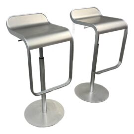 LaPalma Lem Piston Stools, Pair. Original Price: $2,800