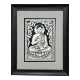 Custom Framed Gautam Buddha in Meditation