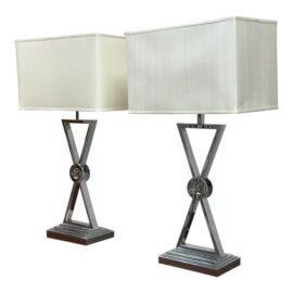 Walt Disney Signature Metropolitan Table Lamps, Pair