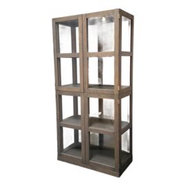 NEW Piet Boon Tjerk Cabinet in Ashwood Taupe Finish. Original Price: $18,925