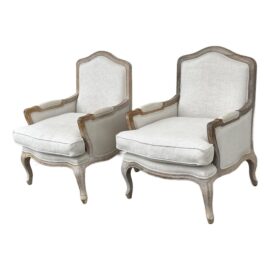 Restoration Hardware Marseilles Chair, Pair. Original Price: $2,500