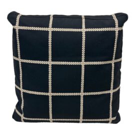 NEW Minotti Italian Black + White Decor Pillow