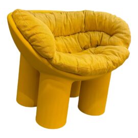 NEW Faye Toogood for Driade Roly Poly Ochre Armchair. Original Price: $1,690