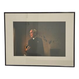 Circa 1975 Dan Budnik "Georgia O’Keeffe Holding Chama River Stone", Framed