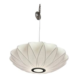 George Nelson for Herman Miller Saucer Crisscross Bubble Pendant, Medium. Original Price: $650