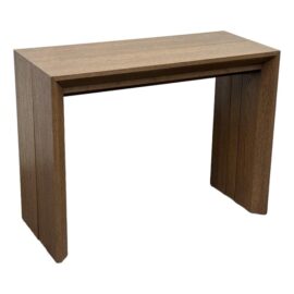 Transforming Console to Dining Room Table in Canadian Birch Wood Finish. Original Price: $4,000