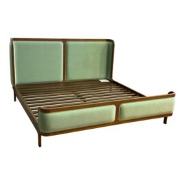 Eastern King Soho Home Belsa Bed Frame. Original Price: $4,400