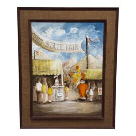 Circa 1945 A. Rugh Framed Oil Painting "Summer of 45"