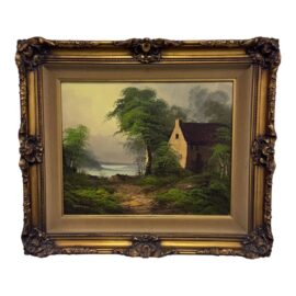 Vintage Gorman Custom Framed Oil Painting