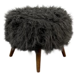 Sofa Land Jolie Ottoman/Foot Stool, Charcoal. Original Price: $430