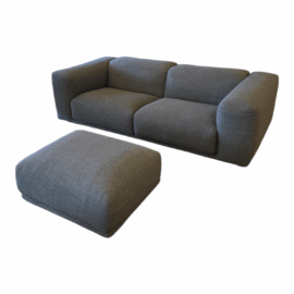 Design Within Reach Kelston Sofa + Ottoman, Pumice. Original Price: $11,400