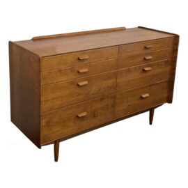 Mid 20th Century Russell Wright for Conant Ball Eight Drawer Dresser
