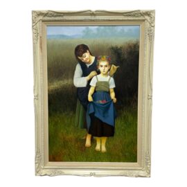 "Parure Des Champs" Reproduction Original Artwork, Signed + Framed