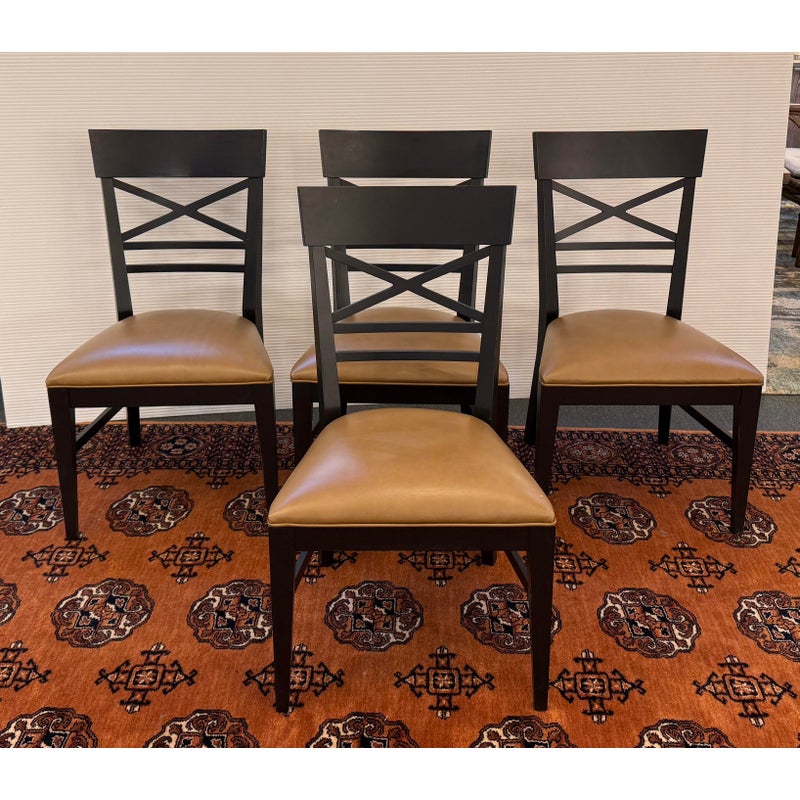 Ethan Allen Blake Chairs, Set of Four. Original Price: $2,000