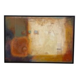 Circa 2003 Original Artwork by Pietro Adamo Oil on Canvas "Pe112012", Signed + Framed. Original Price: $7,000