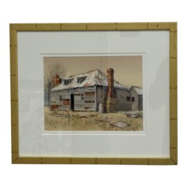 Karen Marlowe "Old Cottage, Broadmarsh" Original Watercolor, Framed