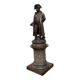 Late 19th Century L. V. Deposee Bronze Napoleon Sculpture, Stamped