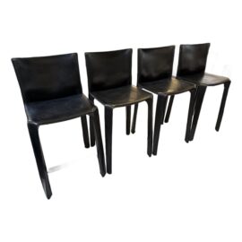 Mario Bellini for Cassina Cab 410 Counter Stools, Set of Four. Original Price: $9,660