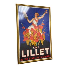 Circa 1937 Robys Kina Lillet Original Poster, Framed