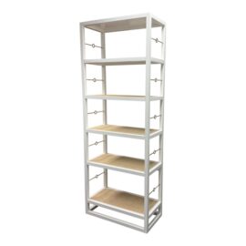 Serena & Lily Cabot Bookshelf, White. Original Price: $2,300