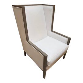 Restoration Hardware French Contemporary Track Arm Wingback Chair. Original Price: $2,300