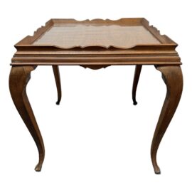 Vintage Queen Anne Style Mahogany Tea Table