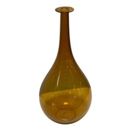 Joe Cariati Attributed Angelic Bottle Glass Vase. Original Price: $400